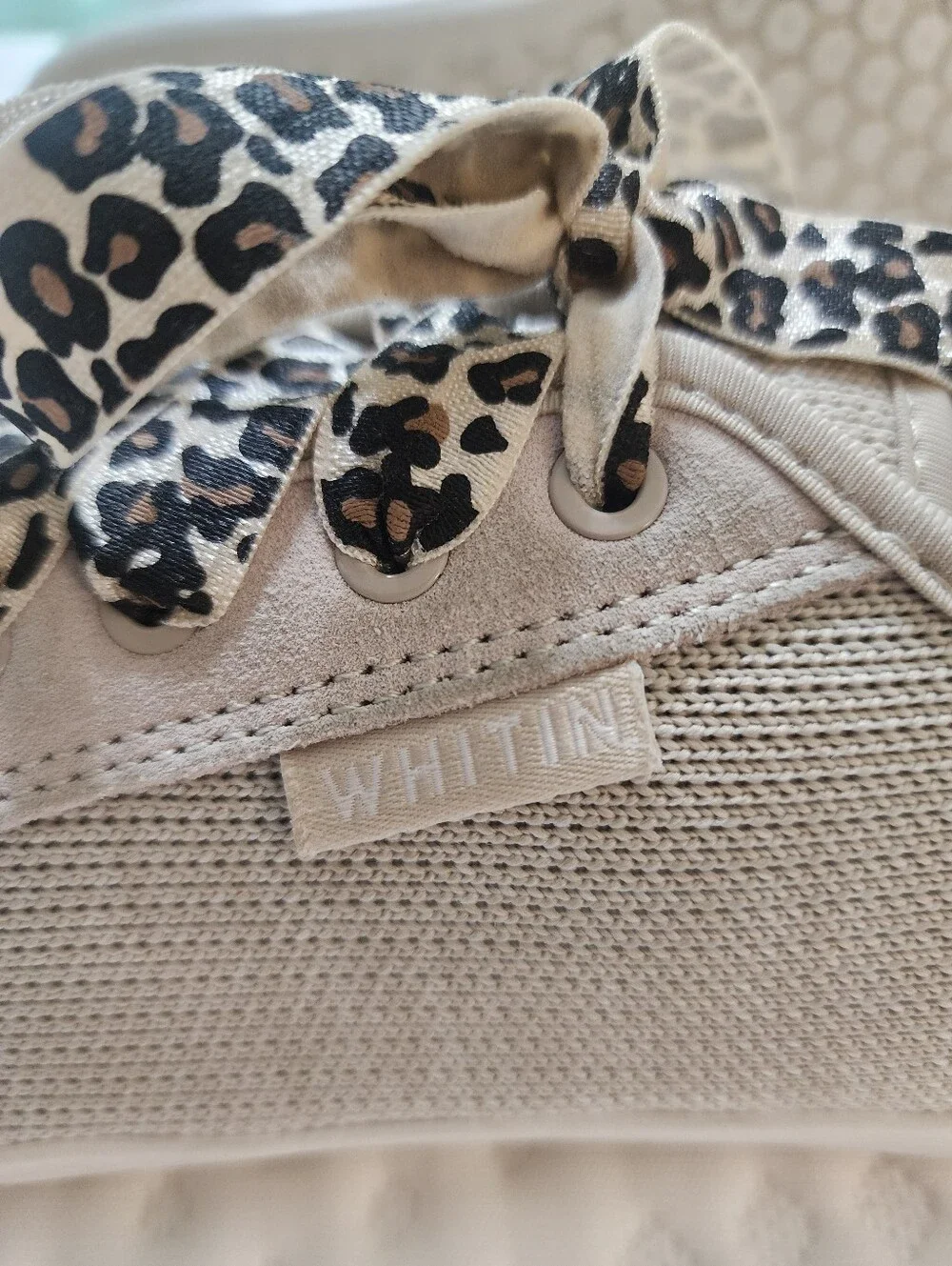 Dr Scholls Whitin Mesh Leopard Lace Up Walking Sneaker US 11 Eu 41